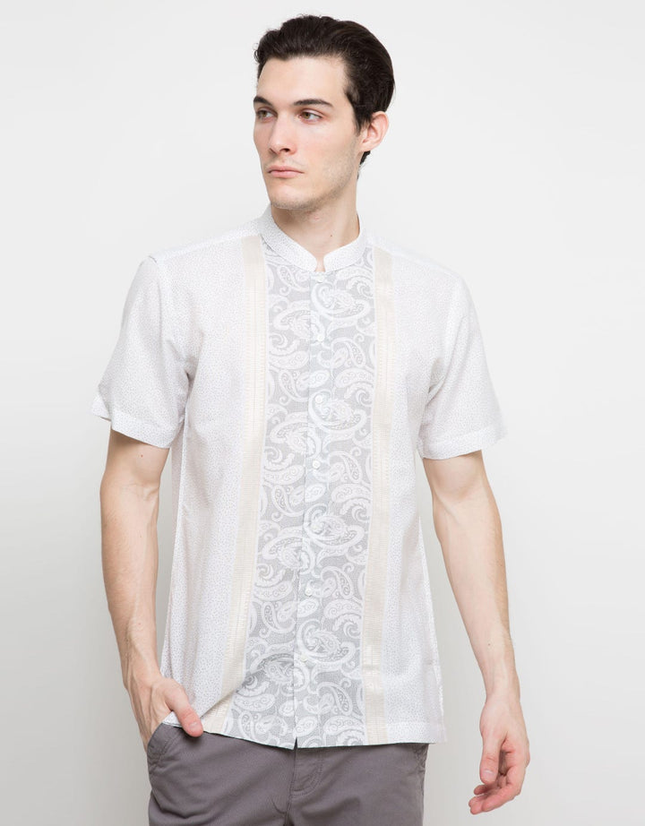 Hassenda Baju Koko Print Lengan Pendek