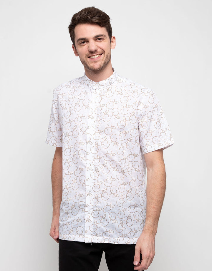 Hassenda Baju Koko Kancing Depan Motif