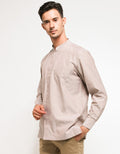 Hassenda Baju Koko Polos Lengan Panjang