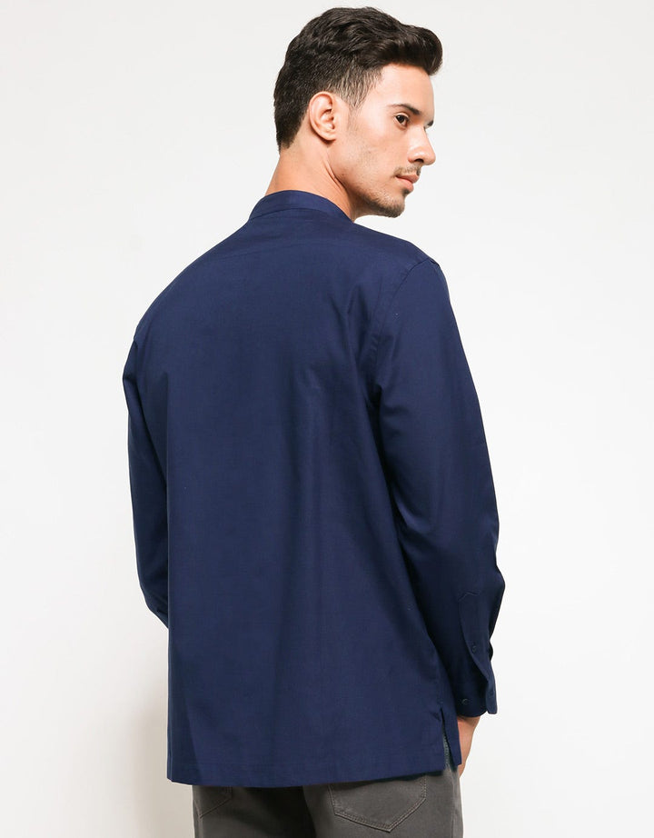 Hassenda Baju Koko Polos Lengan Panjang