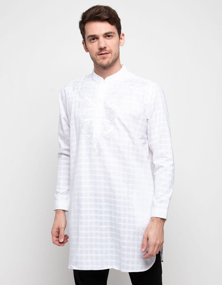 Hassenda Long Sleeve Koko Shirt with Embroidery Details