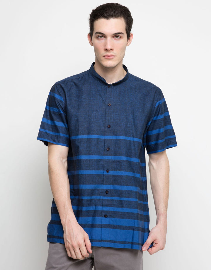 Hassenda Kemeja Koko Print Stripes