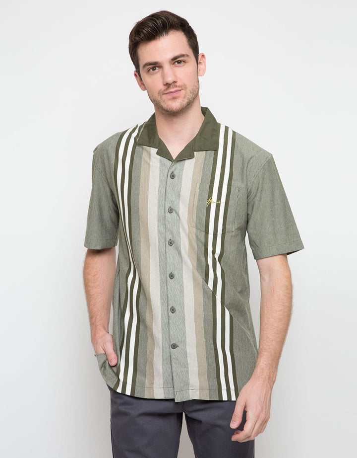 Hassenda Kemeja Print Stripes