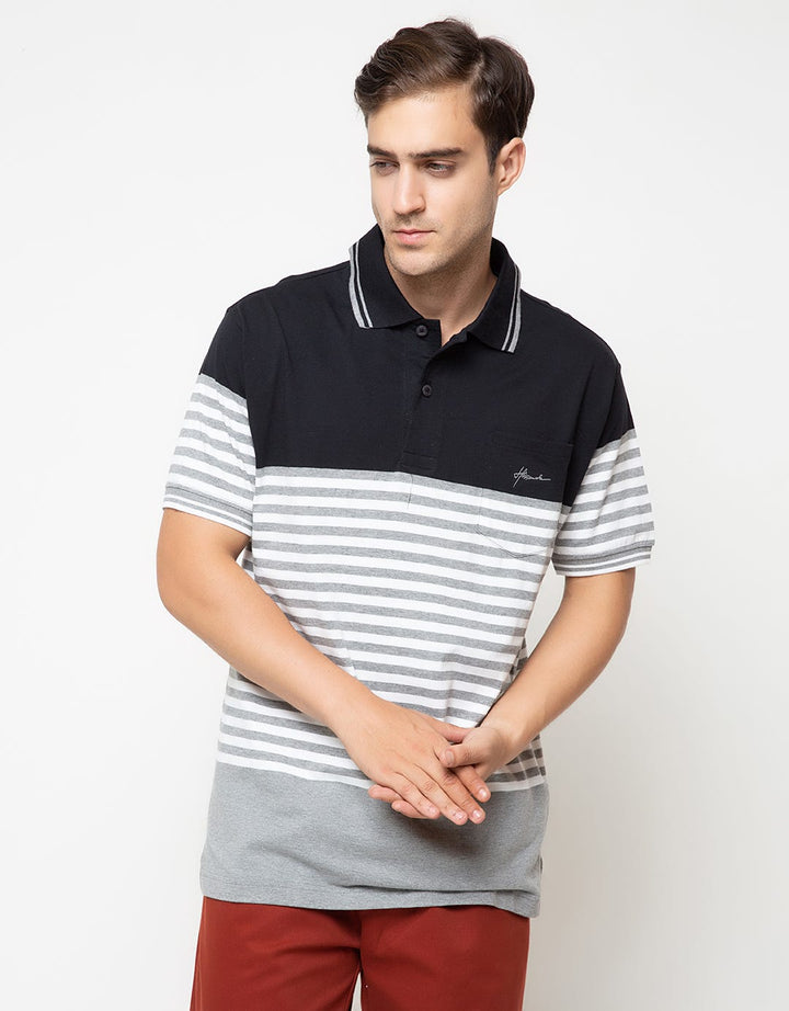 Hassenda Polo Shirt Casual Stripes