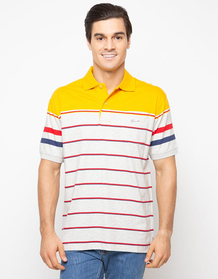 Hassenda Polo T-Shirt Print Stripe