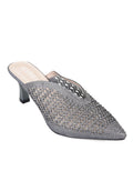 Peter Keiza Sepatu Heels Detail Wide Diamante Strap