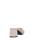 Peter Keiza Sepatu Heels Detail Wide Diamante Strap