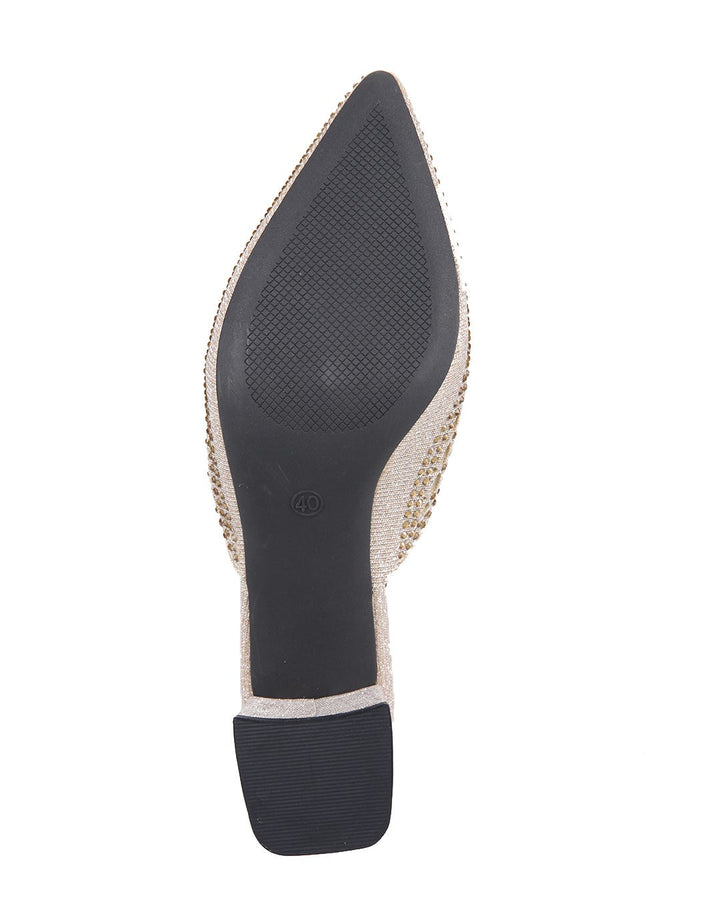 Peter Keiza Sepatu Heels Detail Wide Diamante Strap