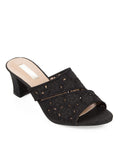 Peter Keiza Embroidery Strap Heels