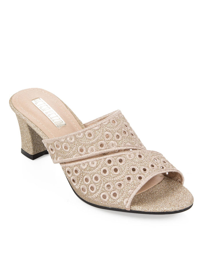 Peter Keiza Glittery Heels Sandals