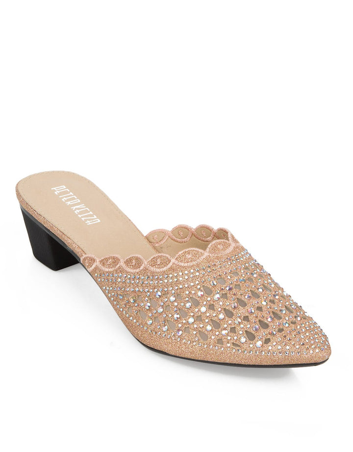 Peter Keiza Sepatu Heels Aksen Glitter & Diamante