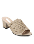 Peter Keiza Sepatu Heels Detail Cutting Diamante Strap