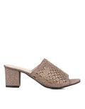 Peter Keiza Sepatu Heels Detail Square Cutting Strap