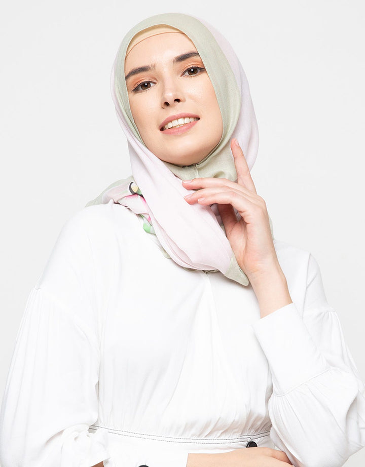 My Hijab Pashmina Flower Rose