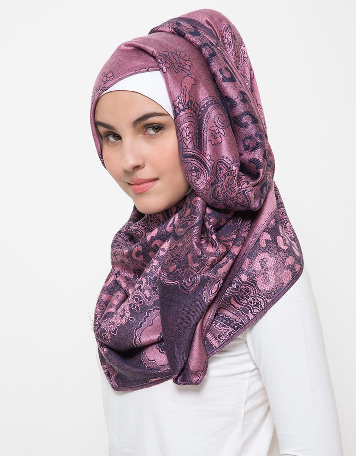 Hijabku Pashmina Motif Rintik-Rintik Air