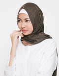 Hijabku Pashmina Print Bunga Mekar