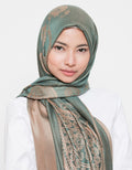 Hijabku Pashmina Print Bunga Mekar