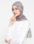 Hijabku Pashmina Batik Daun