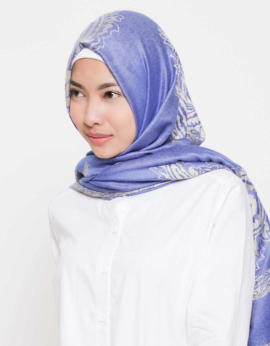 Hijabku Pashmina Batik Ukir