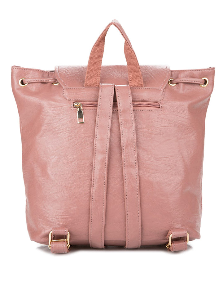 Huer Demma Flap Backpack Button