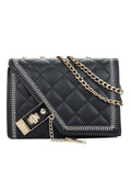 Huer Elye Quilted Flap Sling Bag