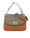 Huer Ewaly Color Bocking Hobo Bag