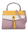 Huer Faryi Color Blocking Satchel Bag