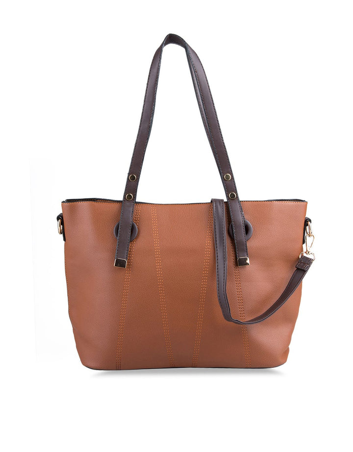 HUER Fily Stitching Tote Bag
