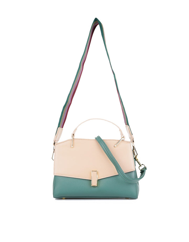 HUER Gewya Color Blocking Satchel Bag