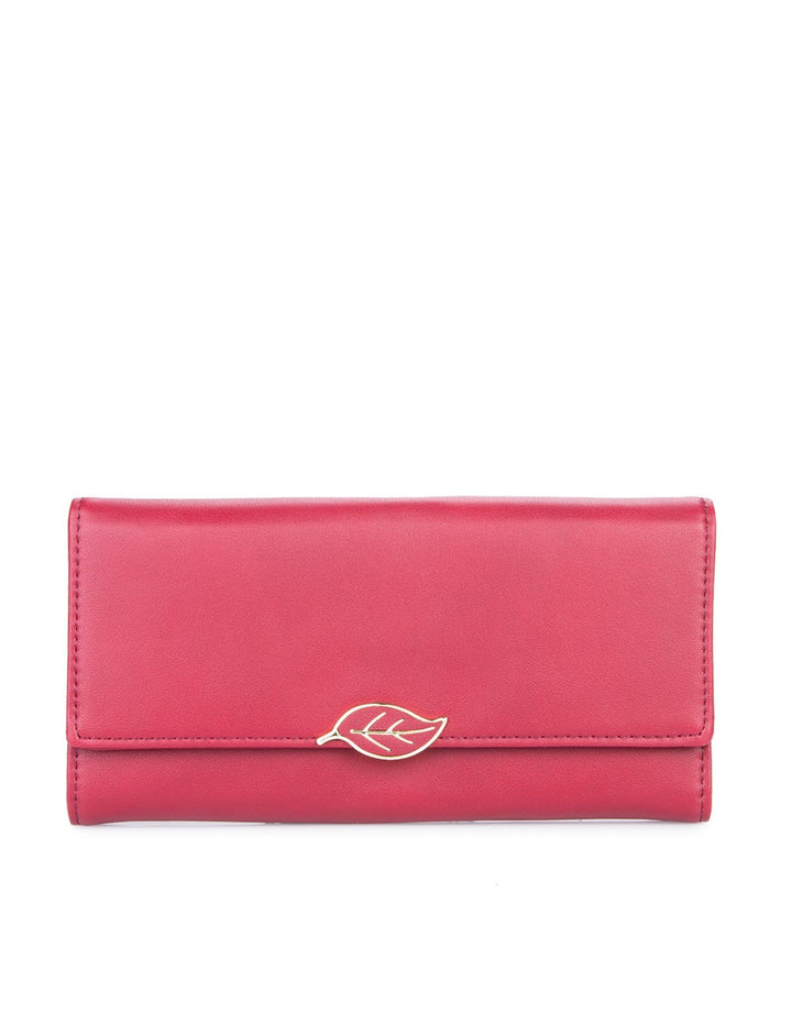 Huer Leaf Flap Wallet
