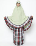 Intresse Tomato Suede Mukena