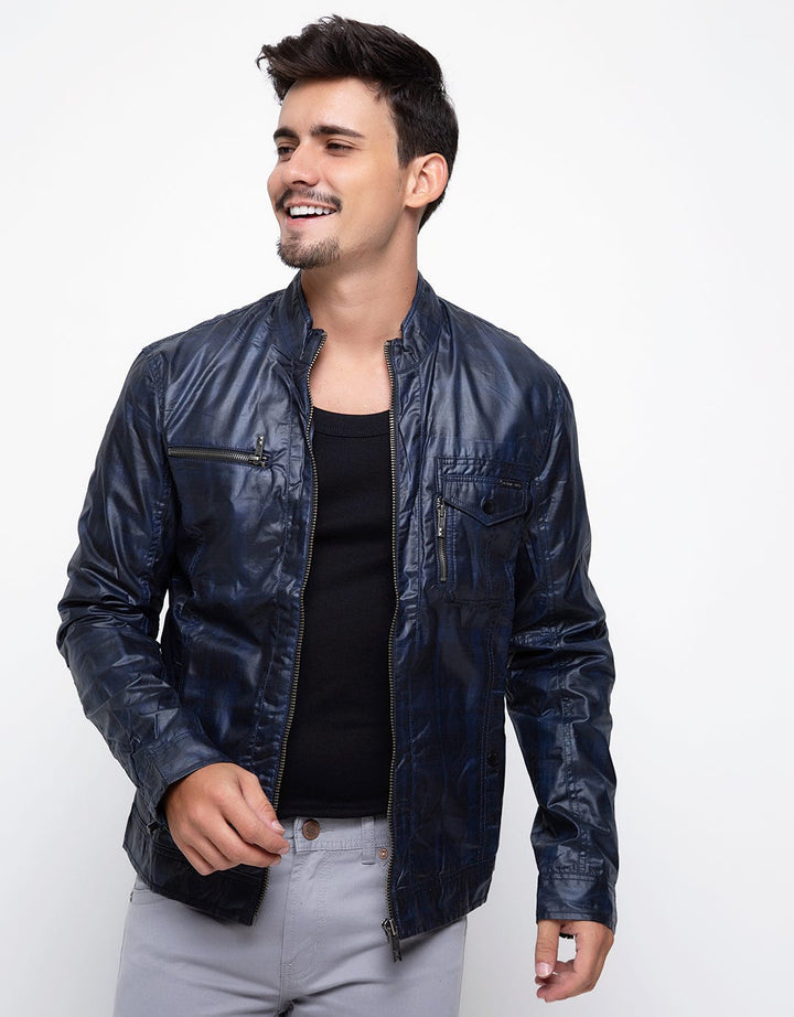 Cardinal Jeans Jaket Print Plaid