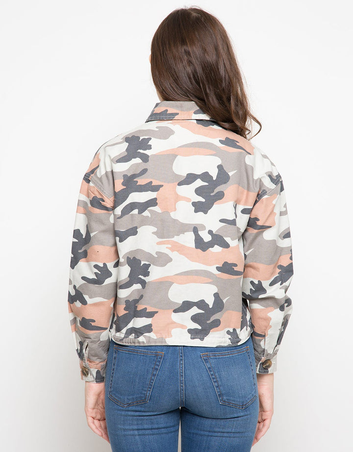 LS JACKET CAMO CANVAS