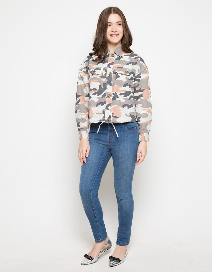 LS JACKET CAMO CANVAS