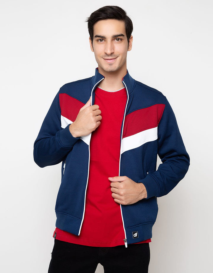 D&F Jacket Biker Two Color Arrow