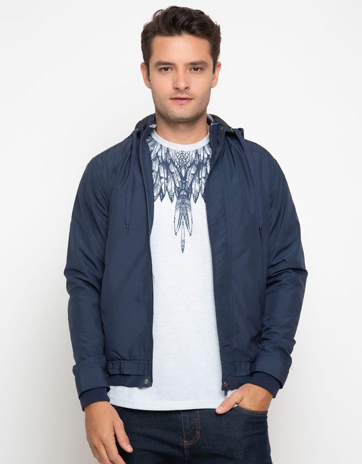 D&F Jaket Hoodie Detail Saku Ganda