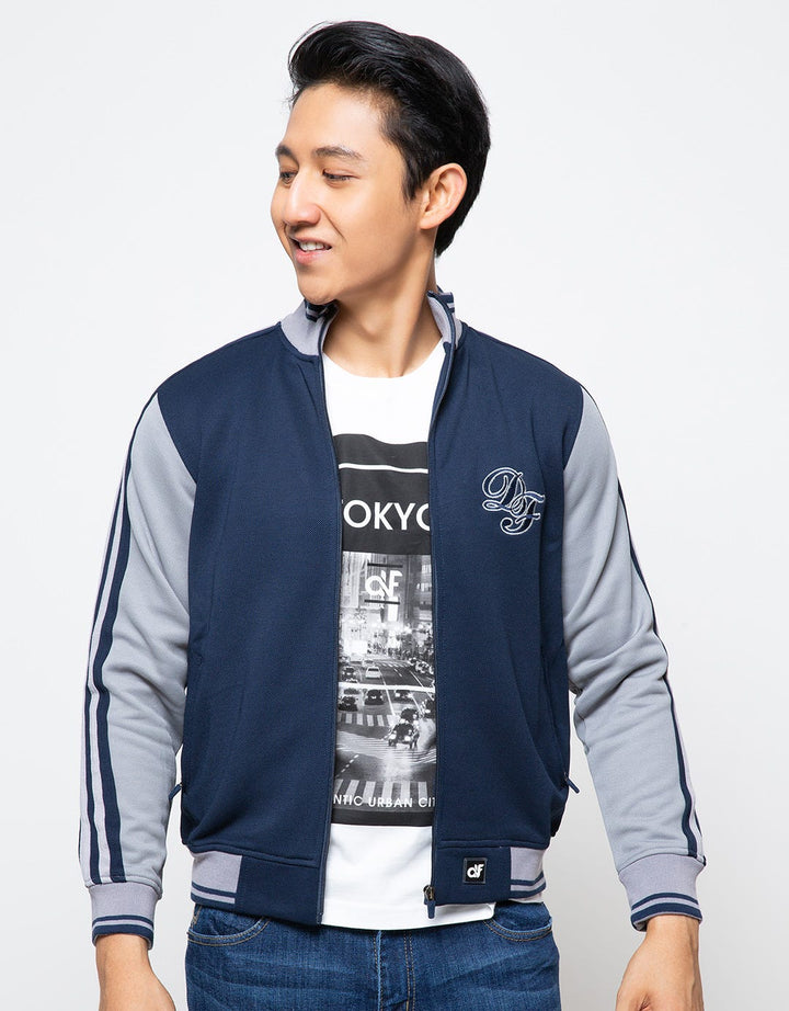 D&F Jaket Pria Varsity DF