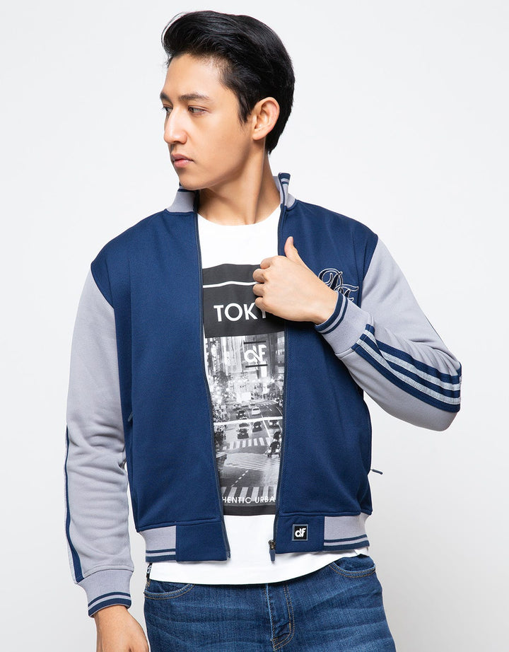 D&F Jaket Pria Varsity DF