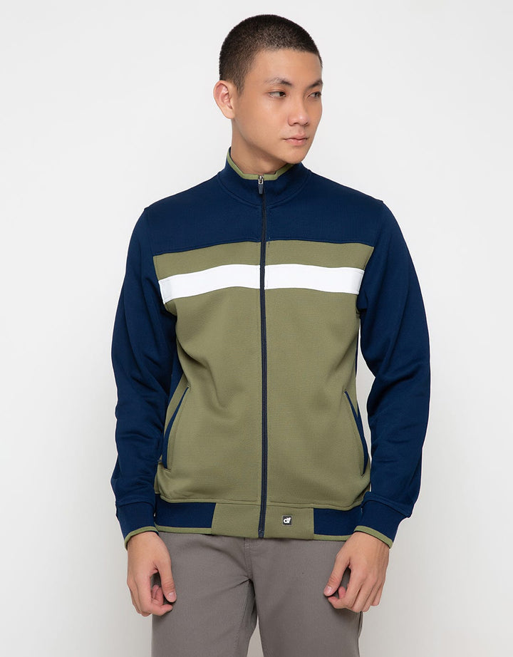 d&f Men Jacket Stripes Biker