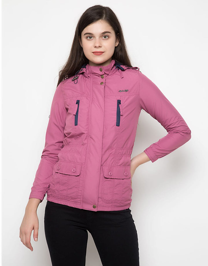 Cardinal Girl Jaket Hoodie Detail Multipockets