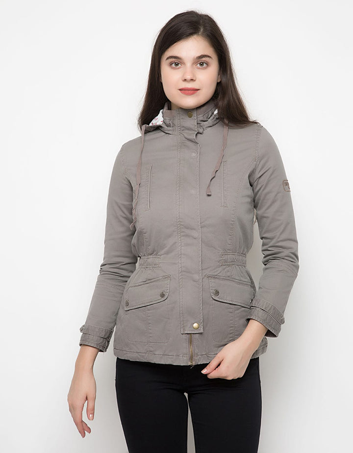 Cardinal Girl Jaket Hoodie Detail Multipockets