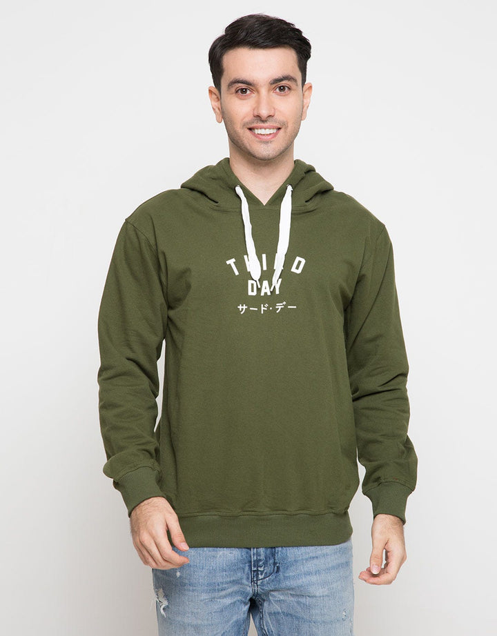 Third Day Co Sweater Hoodie Detail Print