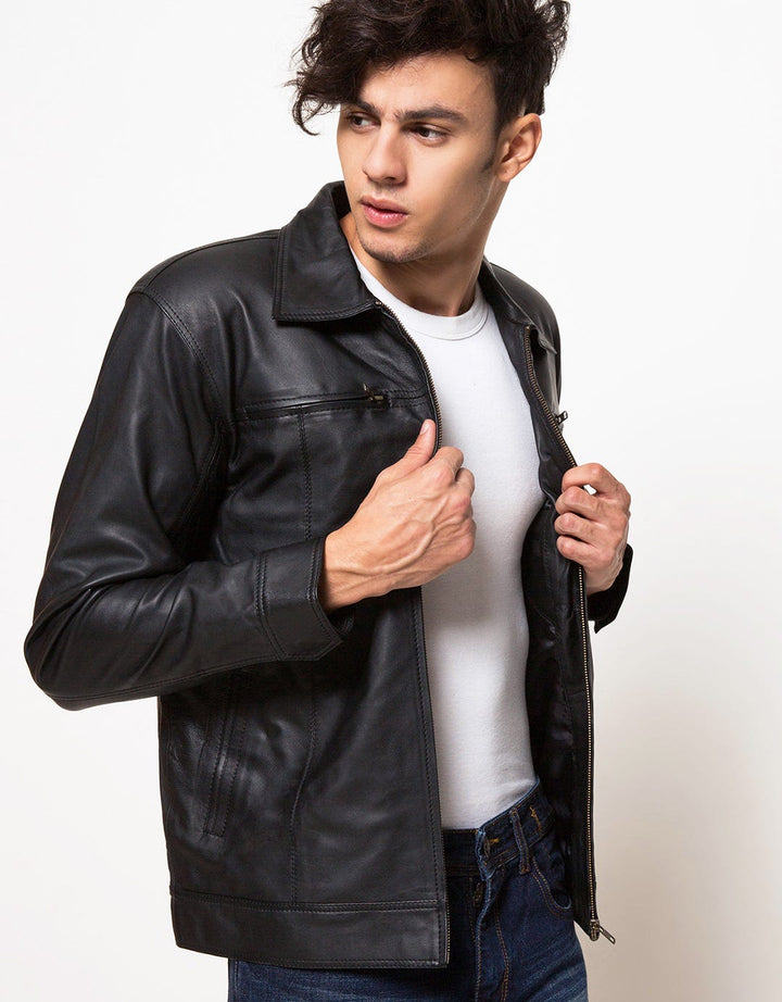 Cardinal Formal Jaket Kulit Kasual Pria