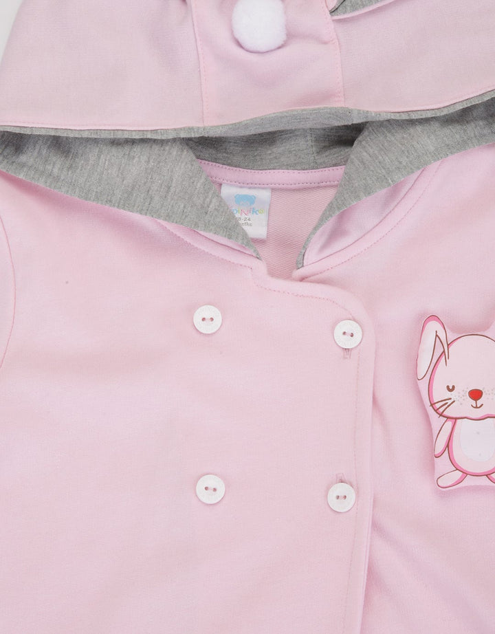 BUTTON HOODIE JACKET