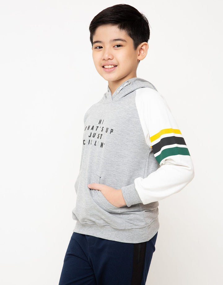 SW PRINTNOFLOC HOODY