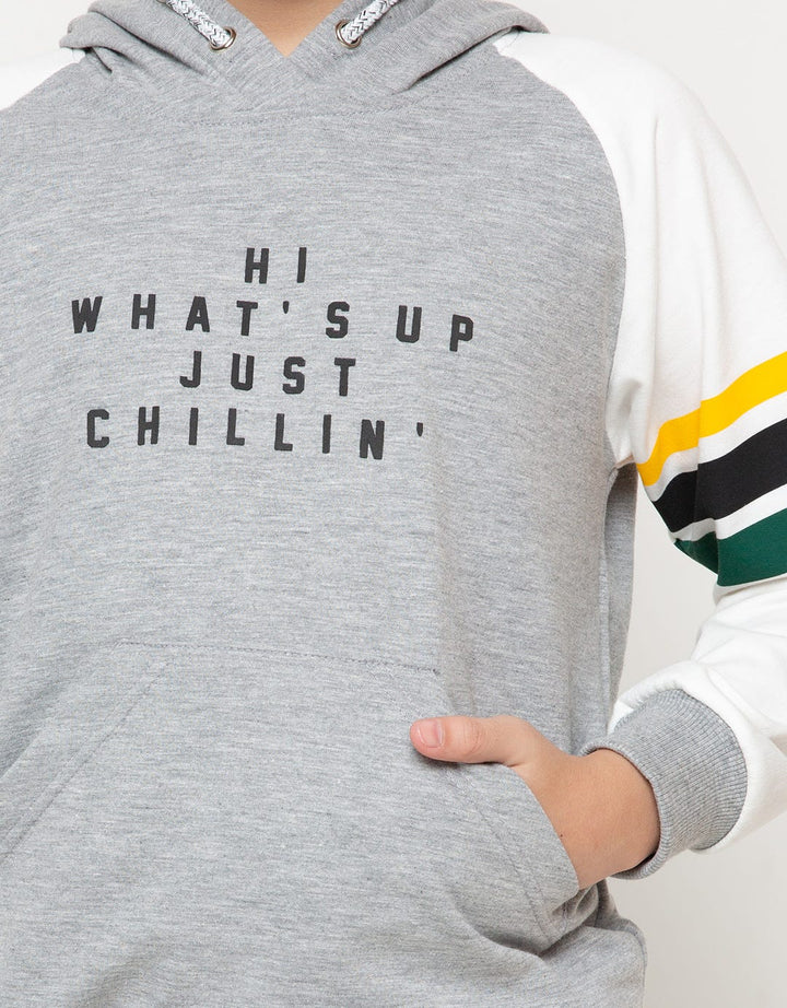 SW PRINTNOFLOC HOODY