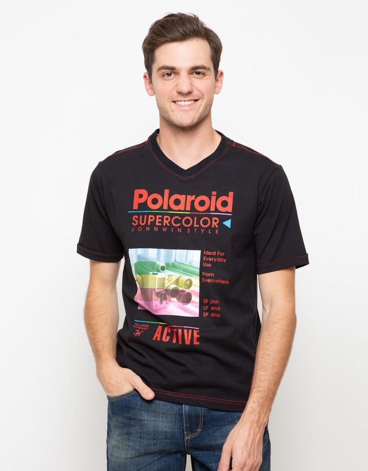 Johnwin Polaroid Printed T-shirt