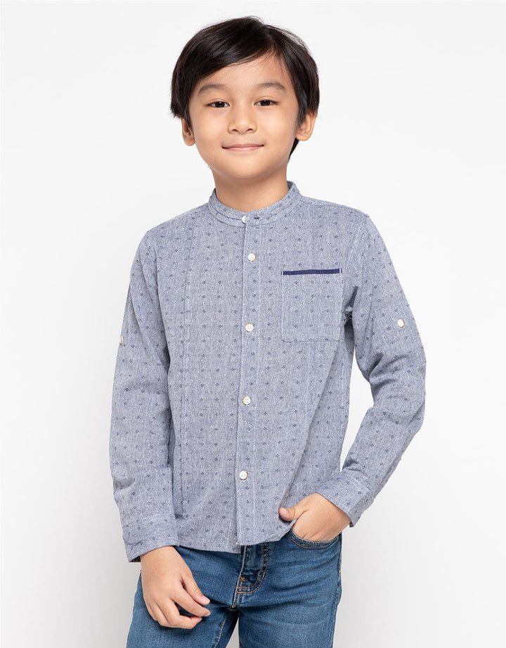 Jsp Boys Kemeja Tangan Panjang Dashing Blooms Kids 03 (5-14 Tahun)