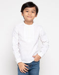 Jsp Boys Long Sleeve Shirt Mellow Yellow Kids 05 (5-14 Years)