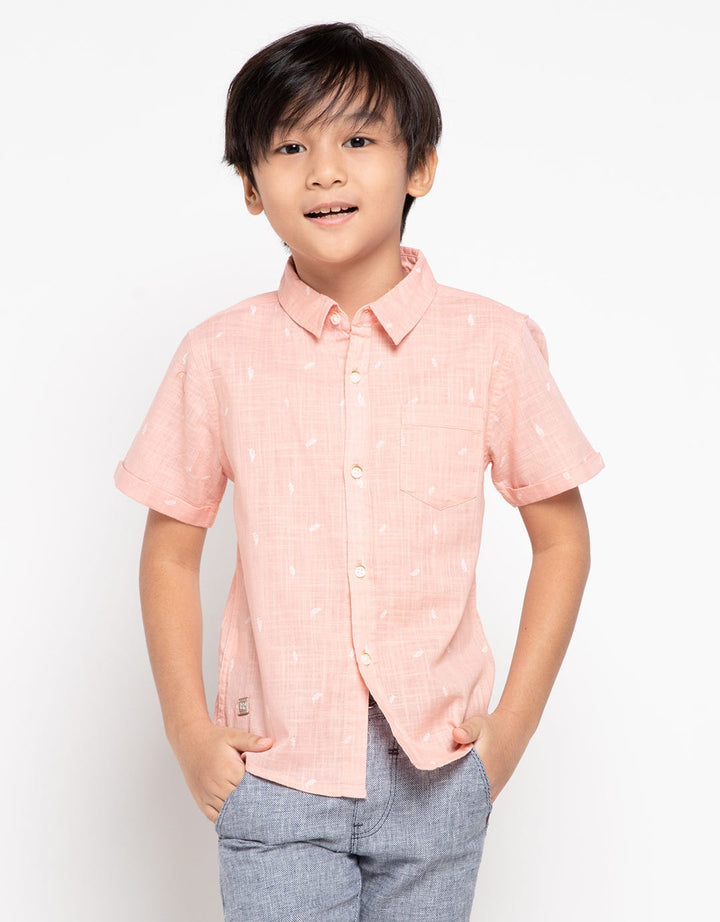 Jsp Boys Kemeja Tangan Pendek Clues De Matches Kids 01 (5-14 Tahun)